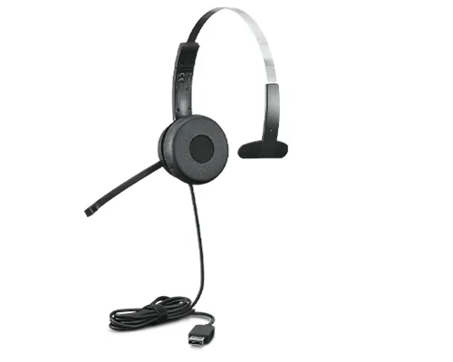 Lenovo 100 Mono USB -kuuloke mikrofonilla