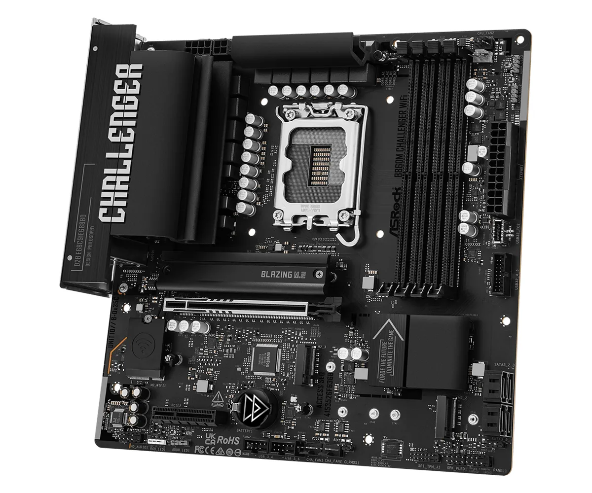 ASRock B860M Challenger WiFi 7 LGA 1851 mATX -emolevy