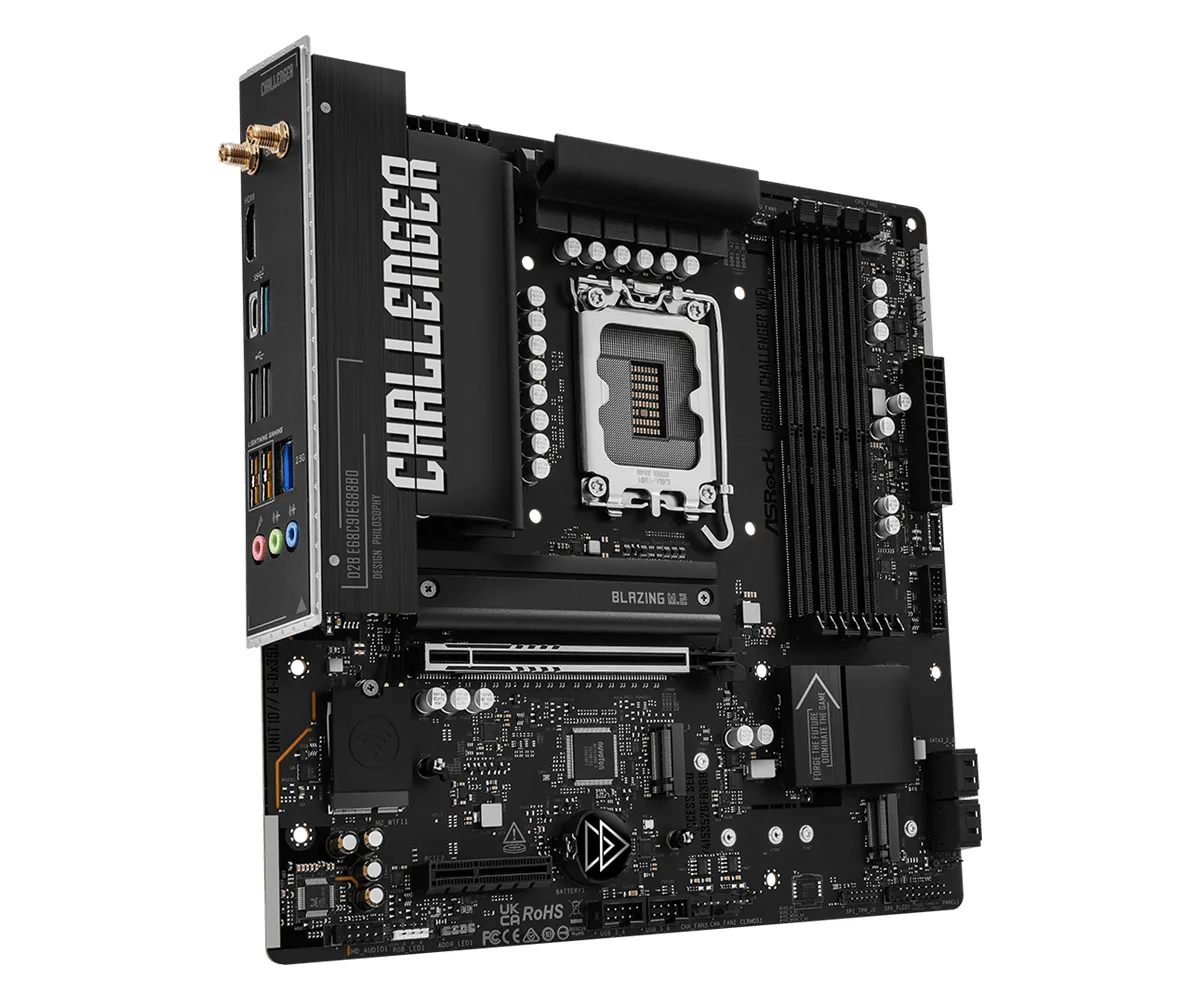 ASRock B860M Challenger WiFi 7 LGA 1851 mATX -emolevy
