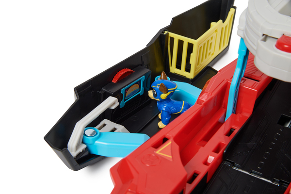 Spin Master Paw Patrol: The Mighty Movie, Pup Squad Mini Marine Headquarters Playset, Toy Vehicle (with Skye Toy Car and Chase Toy Figure)