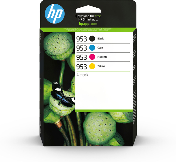No953 C/M/Y/K Ink Cartridges 4-pack