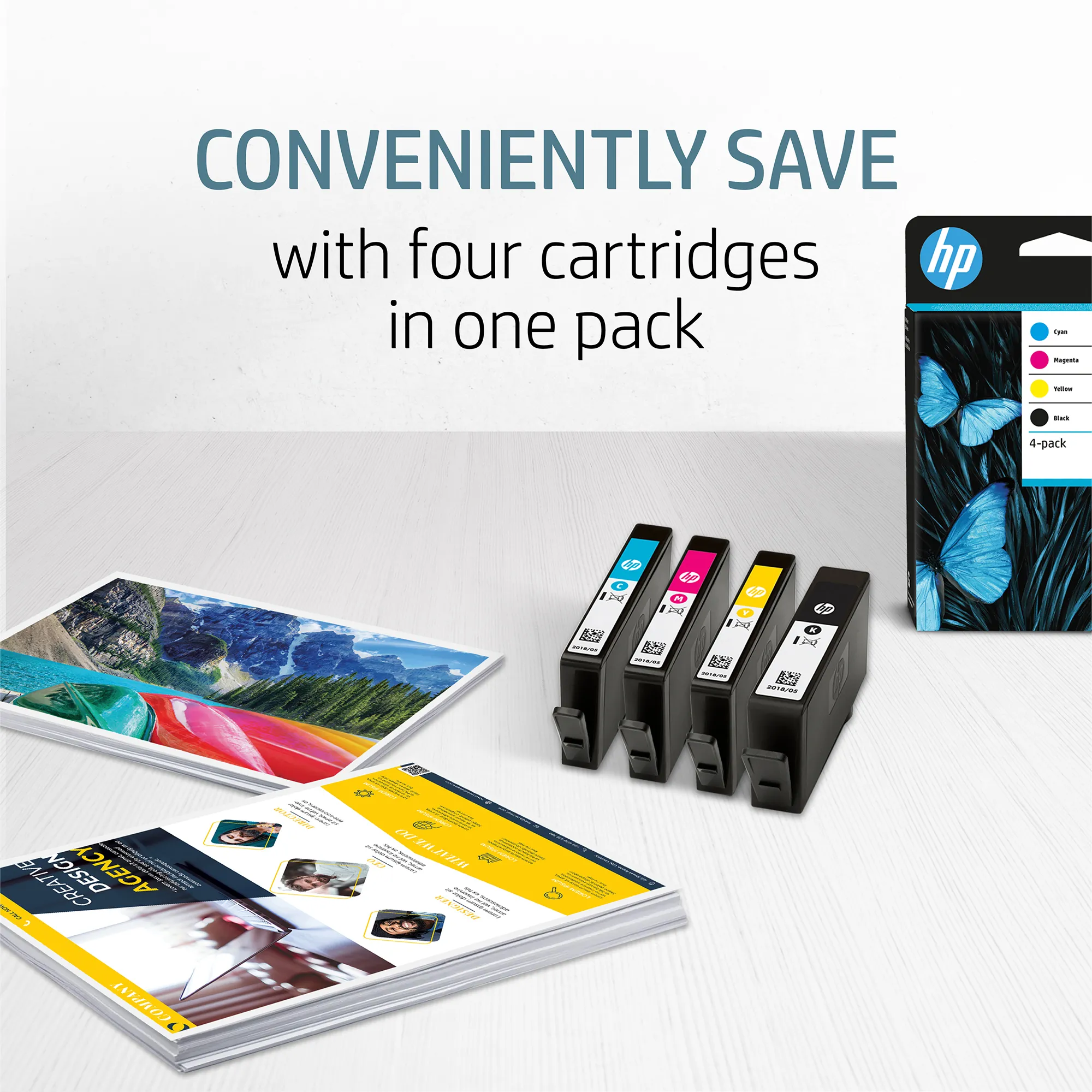 HP 903 CMYK Original Ink Cartridge 4-Pack
