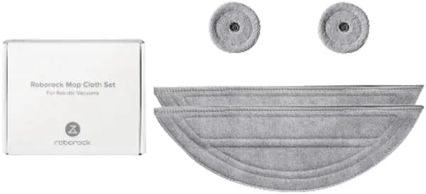 Roborock D-Vibrarise 2.0 + Edge Mop Kit Robot vacuum cleaner accessory, Gray