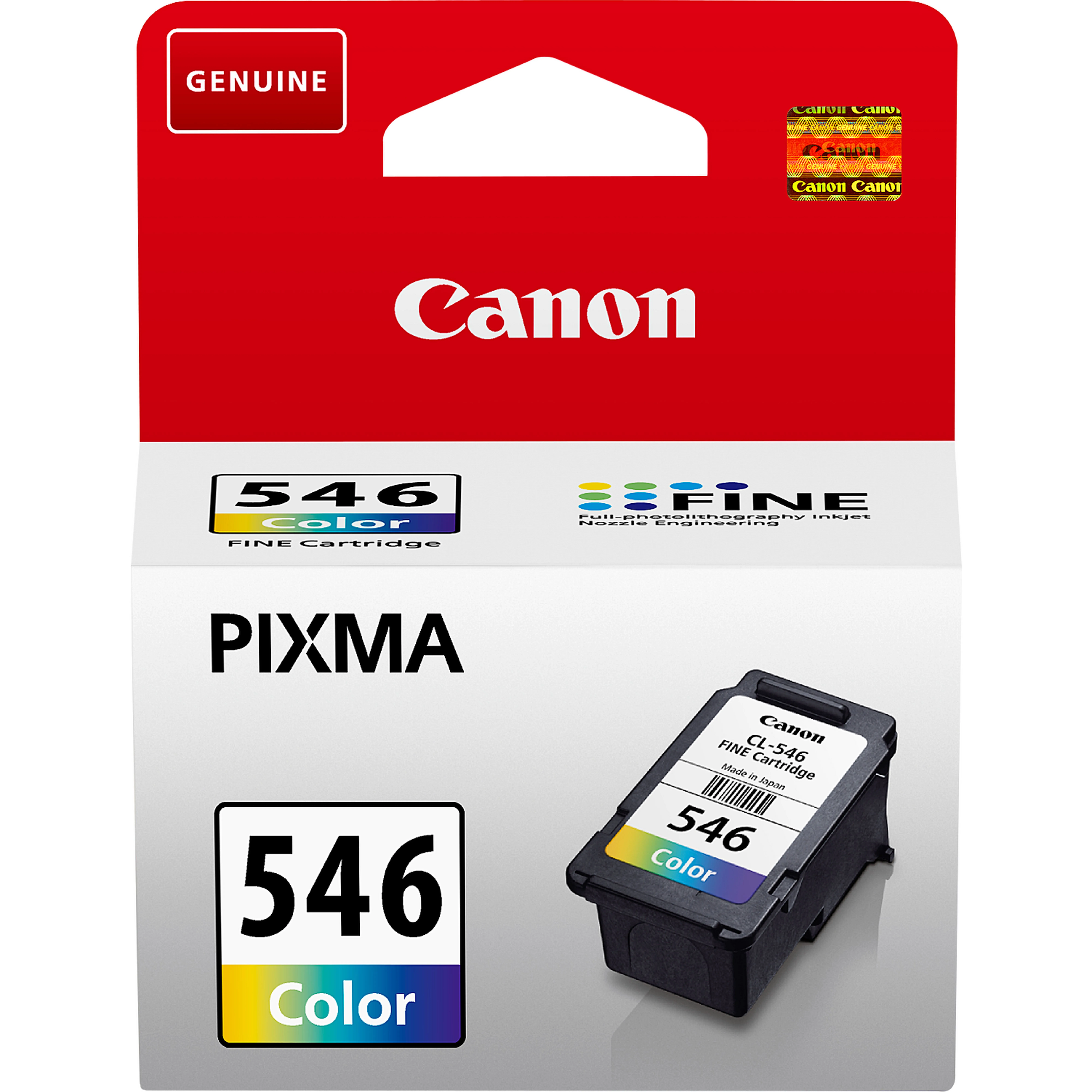 Canon CL-546 - 8 ml - v&auml;ri (sinivihre&auml;, sinipunainen, keltainen) - alkuper&auml;inen - mustepatruuna malleihin PIXMA iP2850, MG2455, MG2550, MG2555, MG2950, MG3050,