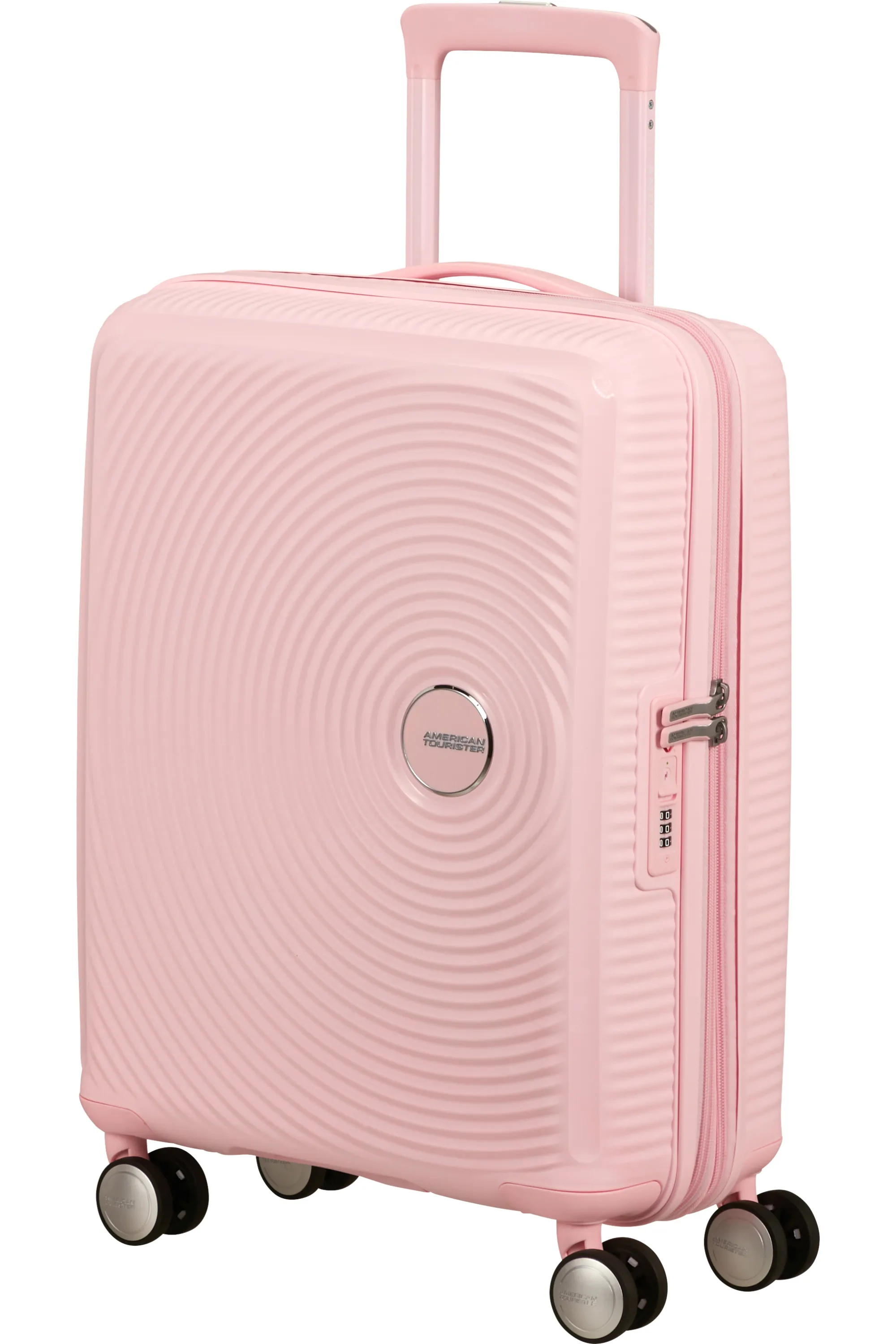American Tourister Soundbox Expandable Cabin 55 cm Luggage, Pastel Pink