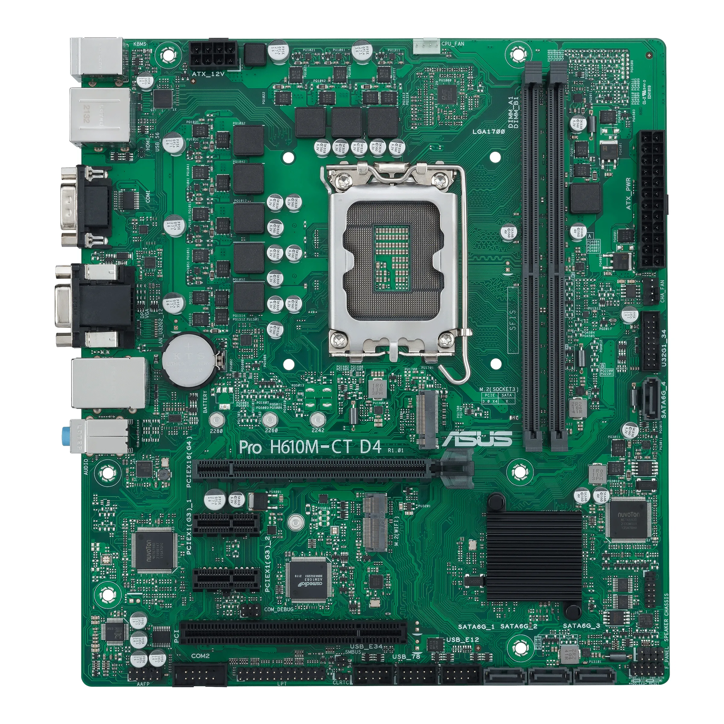 Asus PRO H610M-CT D4-CSM mATX - moderkort