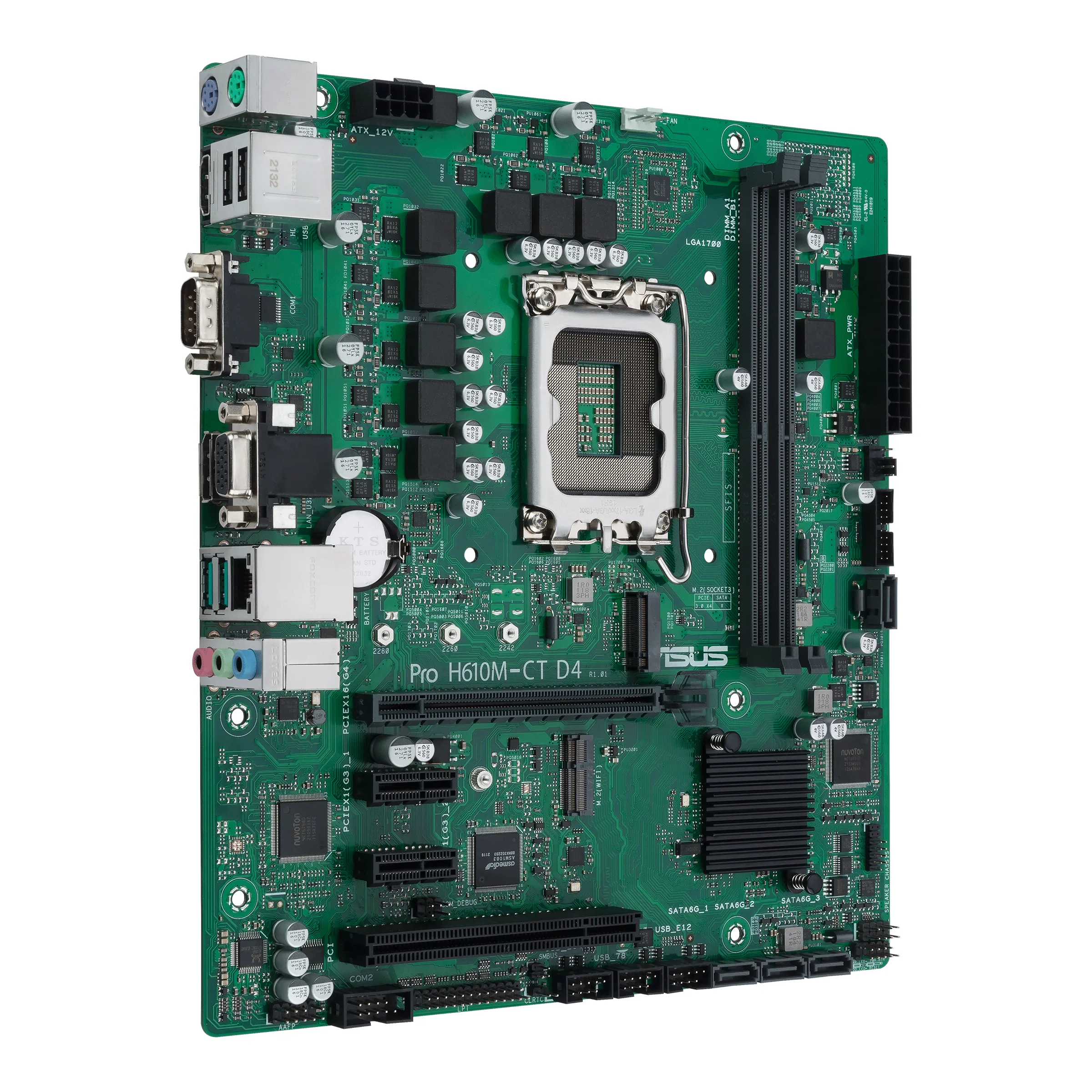 Asus PRO H610M-CT D4-CSM mATX - moderkort