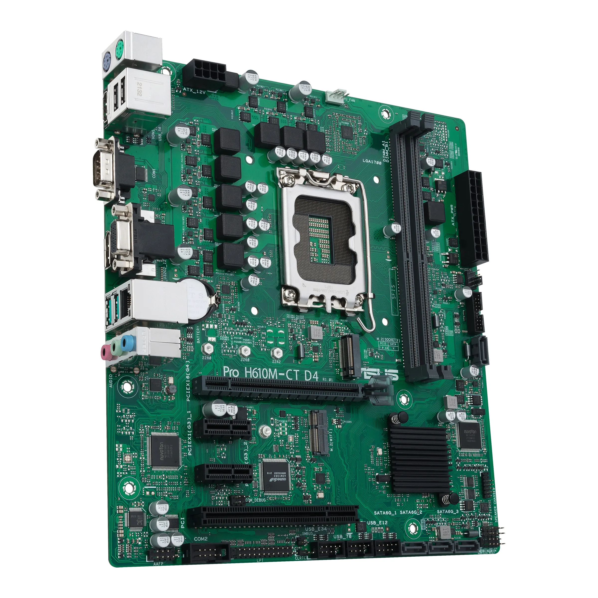 Asus PRO H610M-CT D4-CSM mATX - moderkort