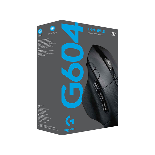 Logitech G604 LIGHTSPEED -langaton pelihiiri, musta