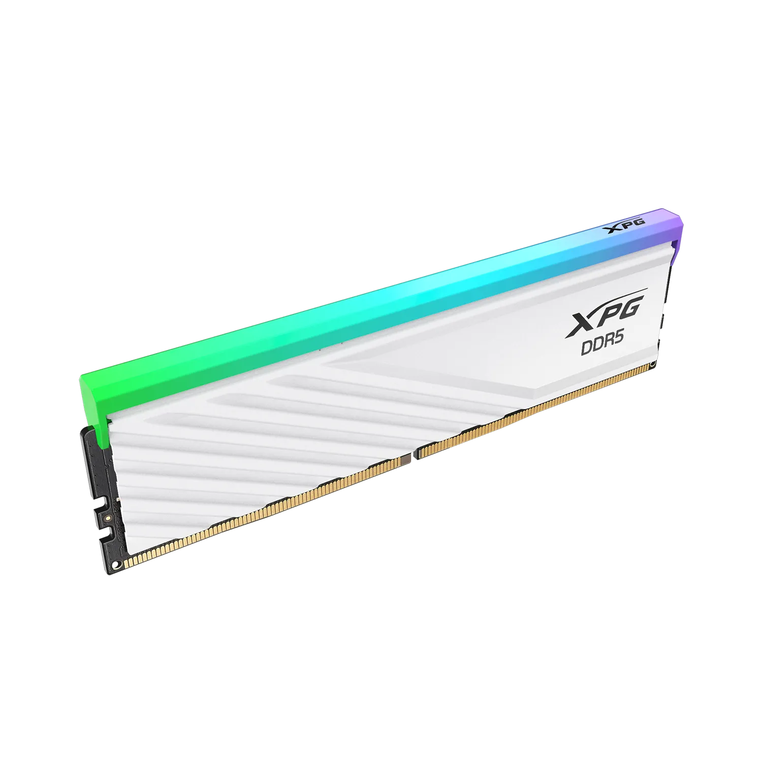 ADATA DDR5 - 16GB - 6400 - CL - 32 - Single (white, AX5U6400C3216G-SLABRWH, XPG Lancer Blade RGB, INTEL XMP, AMD EXPO)