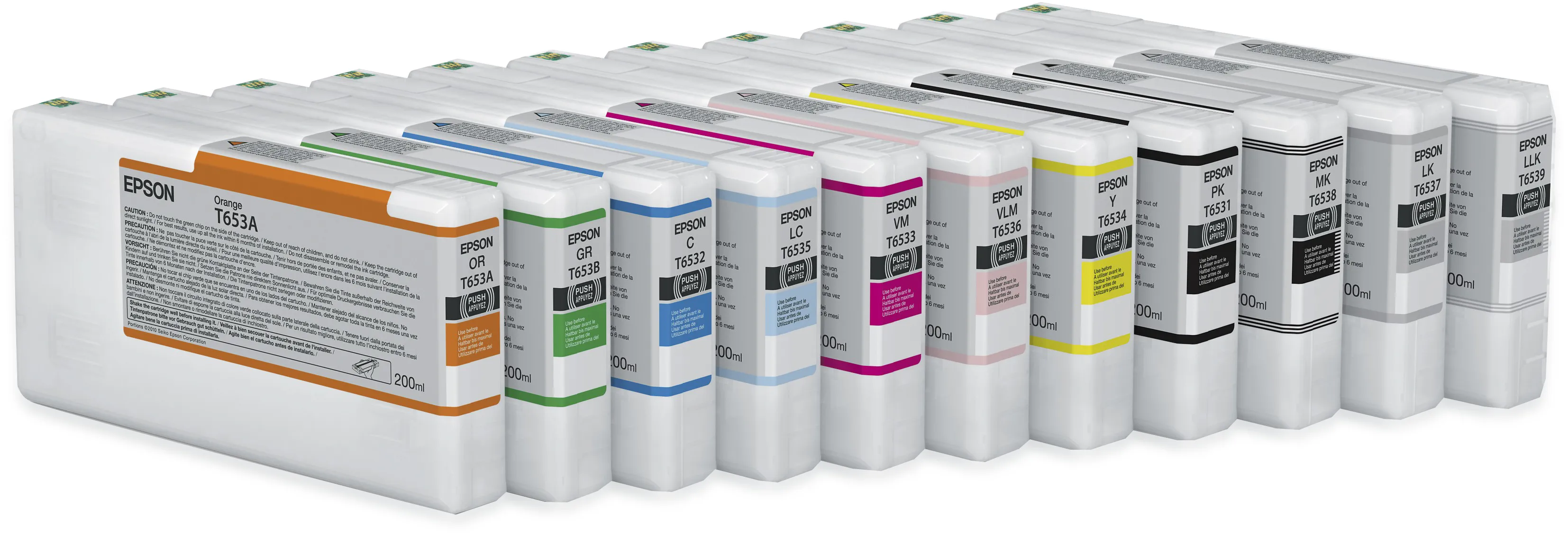Epson T6537 ink cartridge, 200 ml, Light Black