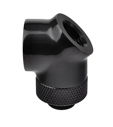 Thermaltake Pacific G1/4 45 & 90 Degree Adapter - Black