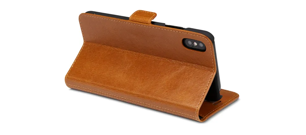 Dbramante1928 Copenhagen, iPhone XS Max - pl&aring;nboksfodral, Brun