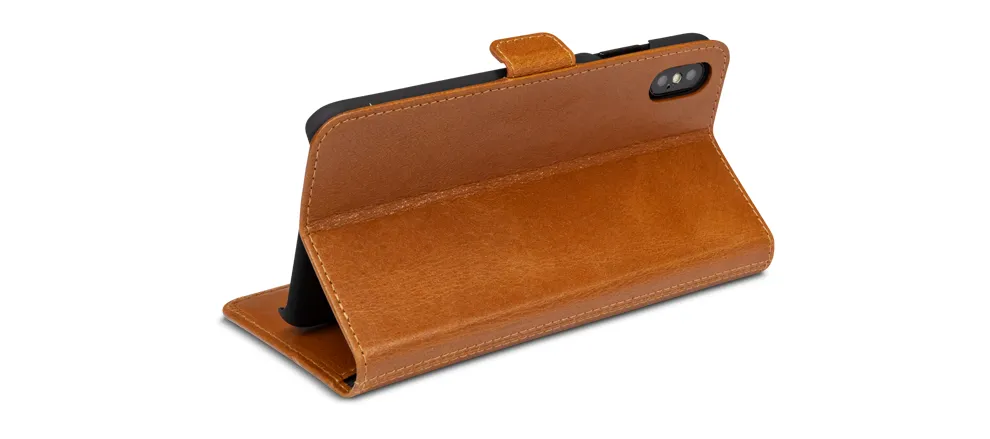 Dbramante1928 Copenhagen, iPhone XS Max - pl&aring;nboksfodral, Brun