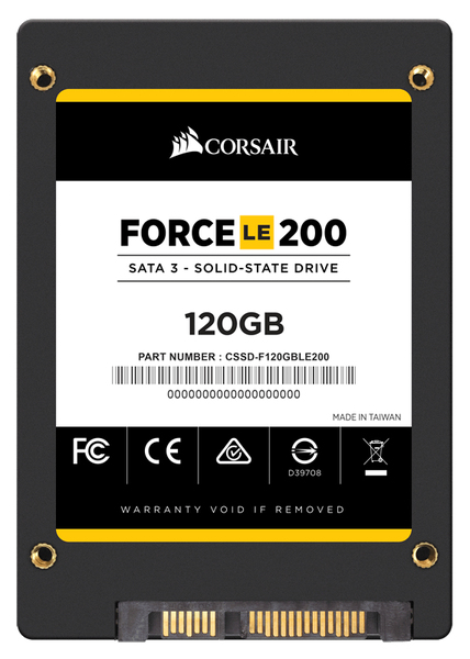 Corsair 120GB LE200, 2.5&quot;, SATA III, 550/500 MB/s - SSD-levy