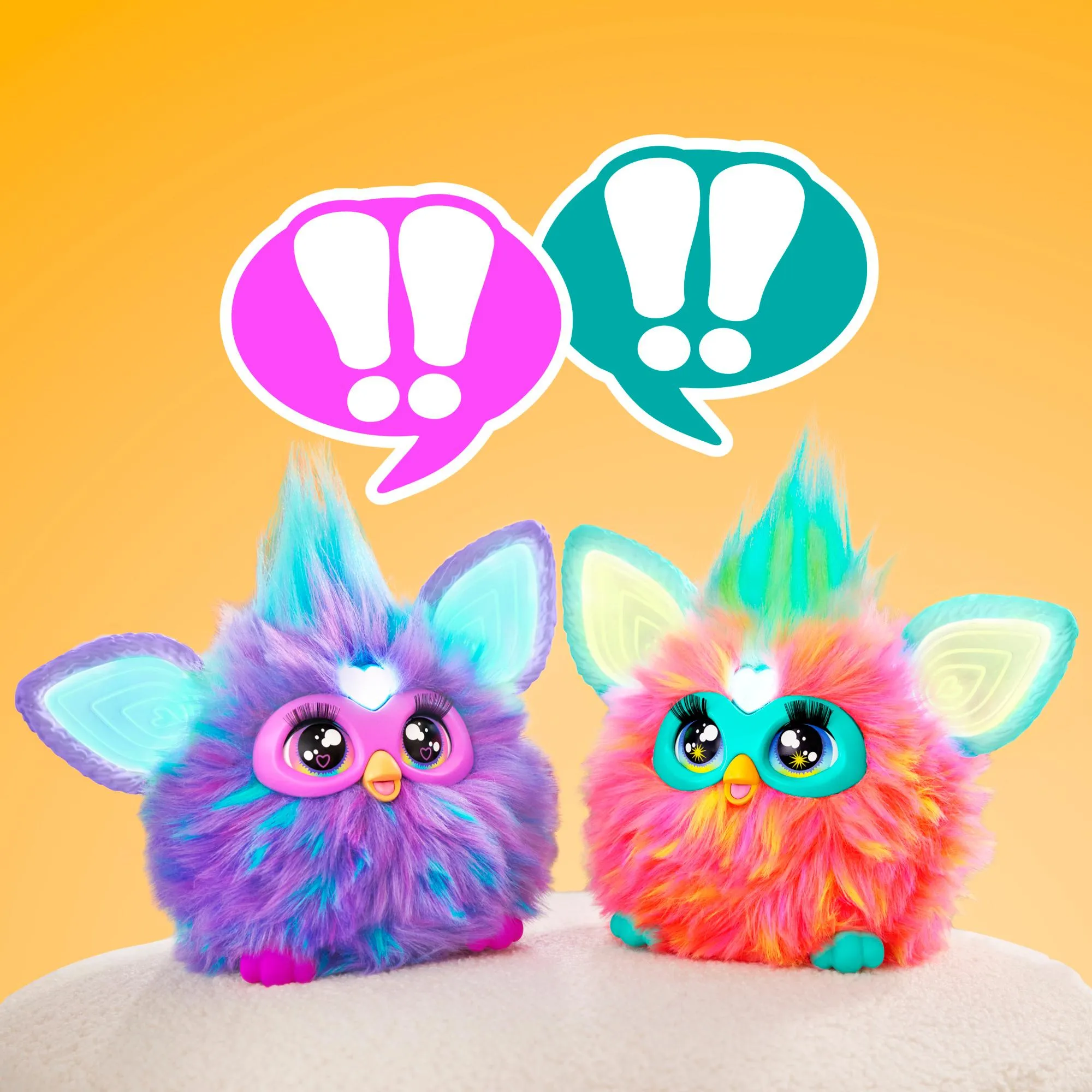 Hasbro Furby, cuddly toy (orange)