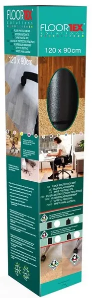Chair mat PVC 90x120 cm carpet retail box