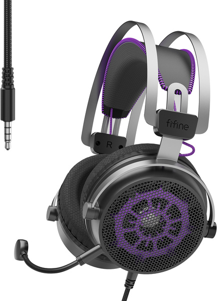 Fifine H18 headset, svart