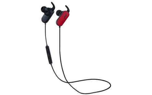 JVC HAEBT5RE Wireless Earbuds, Red/Black