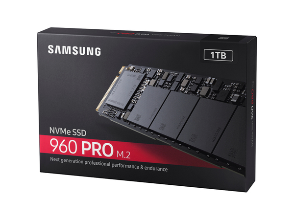 Samsung 1TB 960 PRO, PCIe, 3500/2100 MB/s - SSD M.2