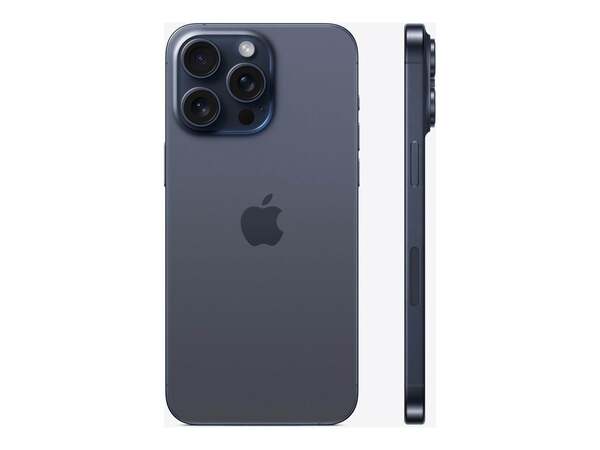 Kunnostettu iPhone 15 Pro Max 512 Gt, sinititaani (Erinomainen kunto)