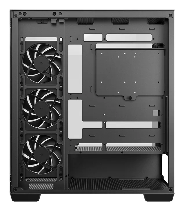 DEEPCOOL CG580 4F V2 WH -miditornikotelo RGB-valaistuksella, valkoinen