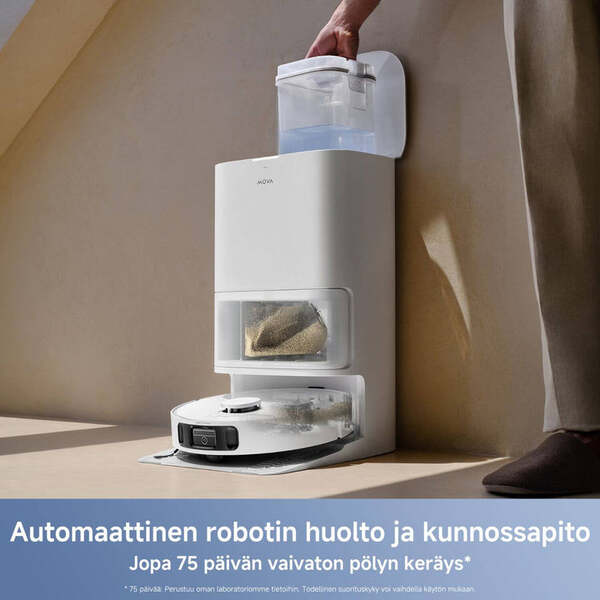 Dreame MOVA E40 Ultra -robotti-imuri 5.2 Ah 0.3 L, valkoinen