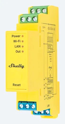 Shelly Qubino Wave PM Mini - rail smart switch with power metering, Z-Wave