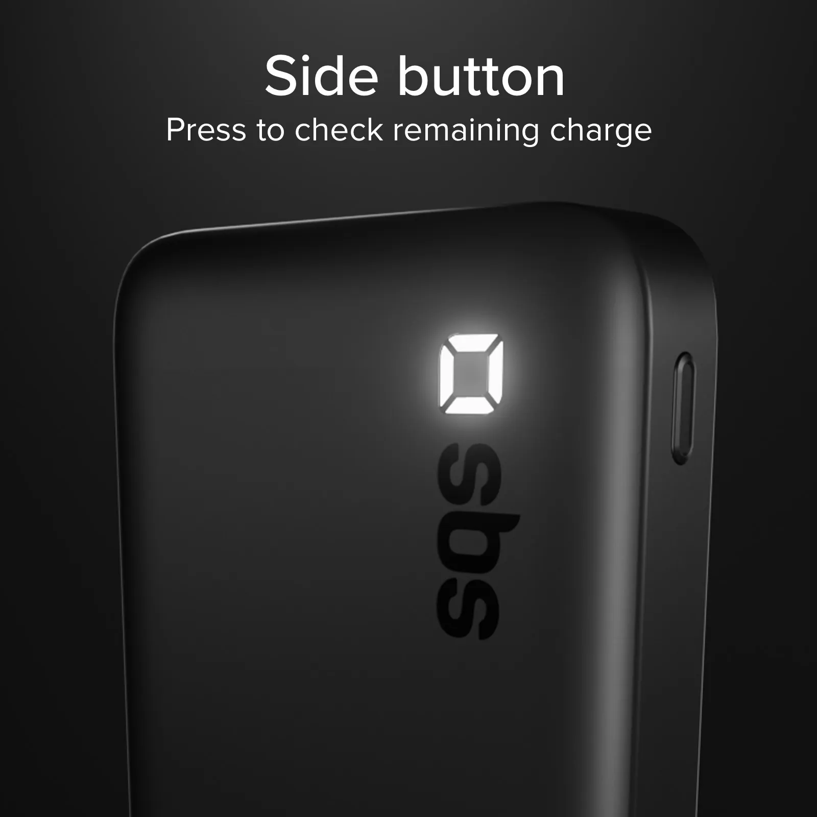 SBS 10000 mAh, 20W - powerbank, Black