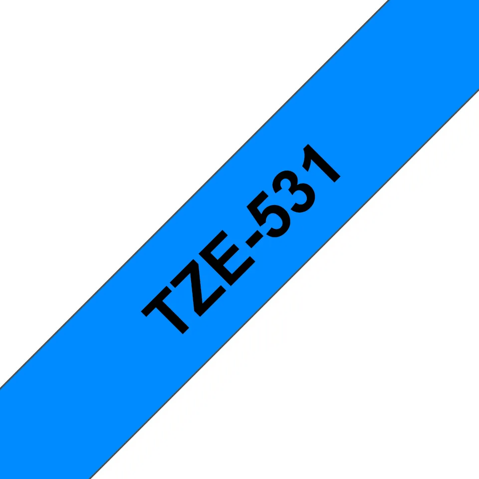 BROTHER TZ531 12 BLACK ON BLUE