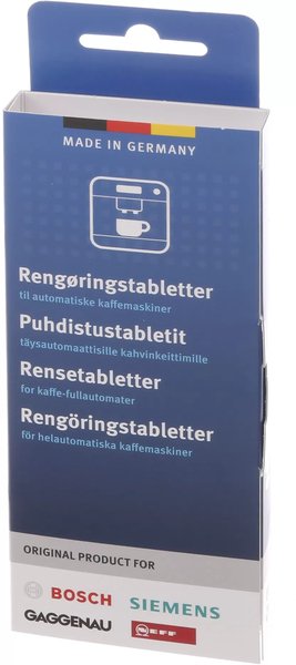 Cleaning tablets for full automatic coffee machine