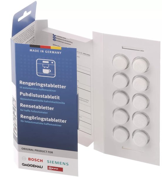 Cleaning tablets for full automatic coffee machine