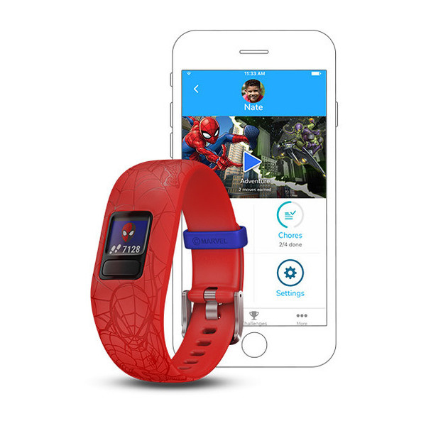 Garmin Vivofit Jr.2 Marvel Spider-man, Red, Adjustable band