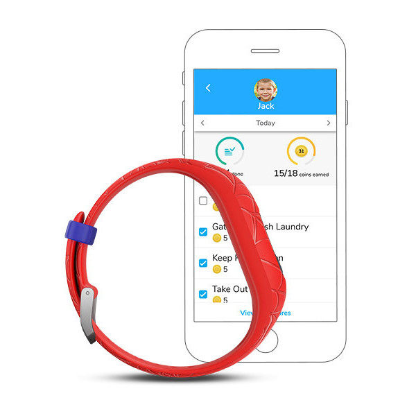 Garmin Vivofit Jr.2 Marvel Spider-man, Red, Adjustable band