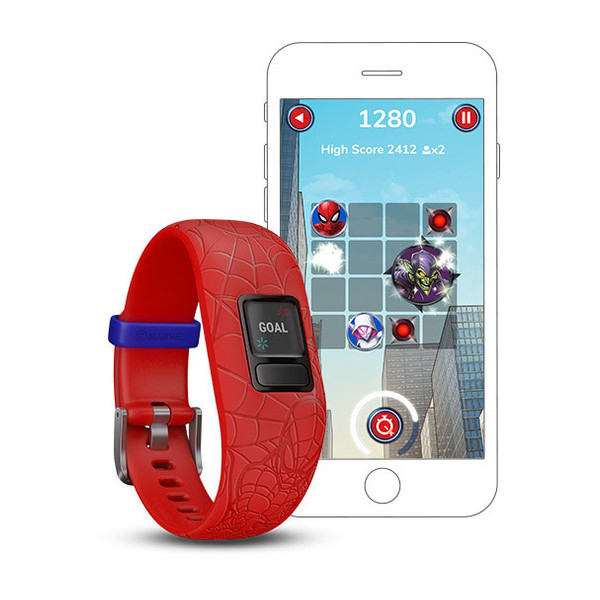 Garmin Vivofit Jr.2 Marvel Spider-man, Red, Adjustable band