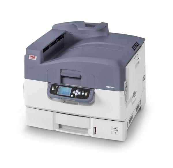 OKI C9655n - Tulostin - v&auml;ri - Valodiodi - A3 - 1200 x 600 pistett&auml;/tuuma - jopa 40 sivua/min (mono) / jopa 36 sivua/min (v&auml;ri) - kapasiteetti: 760 arkkia - rin