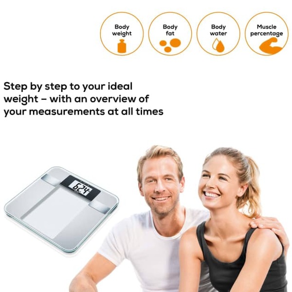 Beurer BG13 Diagnostic Bathroom Scale, 150 kg