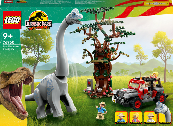 Lego Jurassic Brachiosaurus l&ouml;ydet&auml;&auml;n 76960