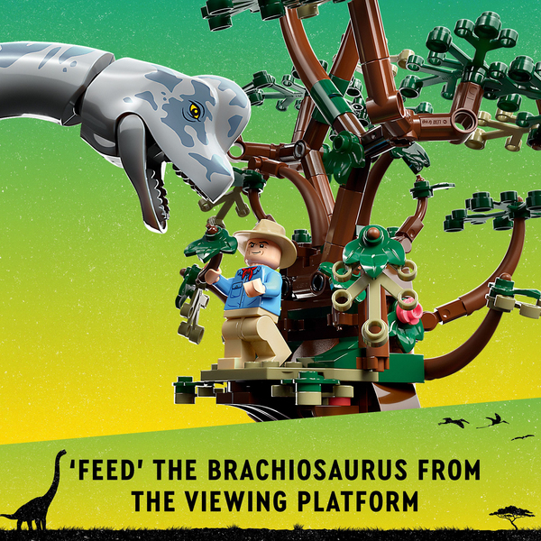 Lego Jurassic Brachiosaurus l&ouml;ydet&auml;&auml;n 76960