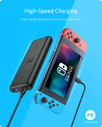 Anker Powercore Nintendo 20100mAh, Black
