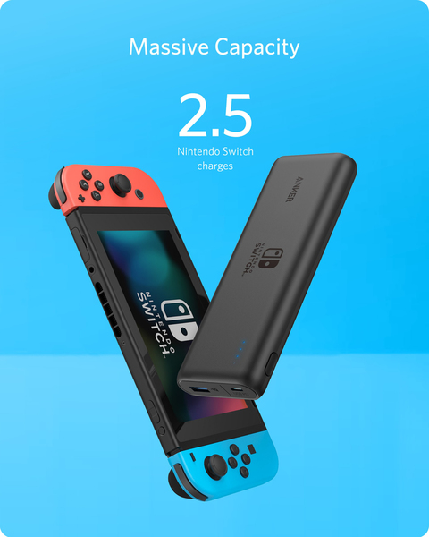 Anker Powercore Nintendo 20100mAh, Black