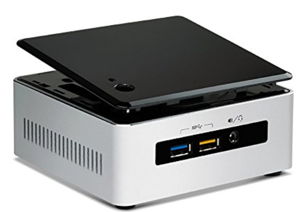 Intel Next Unit of Computing Kit NUC5i3RYH - Barebone - UCFF - 1 x Core i3 5010U / 2.1 GHz - 2.5&quot; Drive Support - HD Graphics 5500 - GigE - WLAN : Bluetooth 4.0