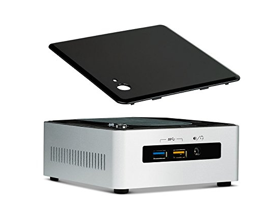 Intel Next Unit of Computing Kit NUC5i3RYH - Barebone - UCFF - 1 x Core i3 5010U / 2.1 GHz - 2.5&quot; Drive Support - HD Graphics 5500 - GigE - WLAN : Bluetooth 4.0