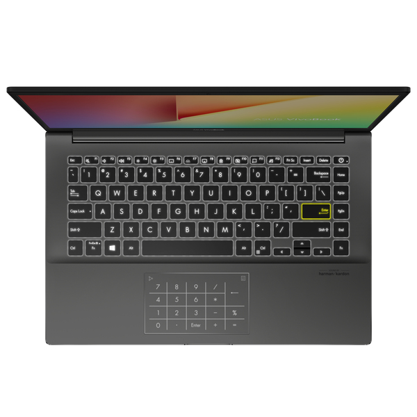 Asus VivoBook S14 14" i5-1135G7, 8 GB, 512 GB, Win 10 - b&auml;rbar dator, Svart