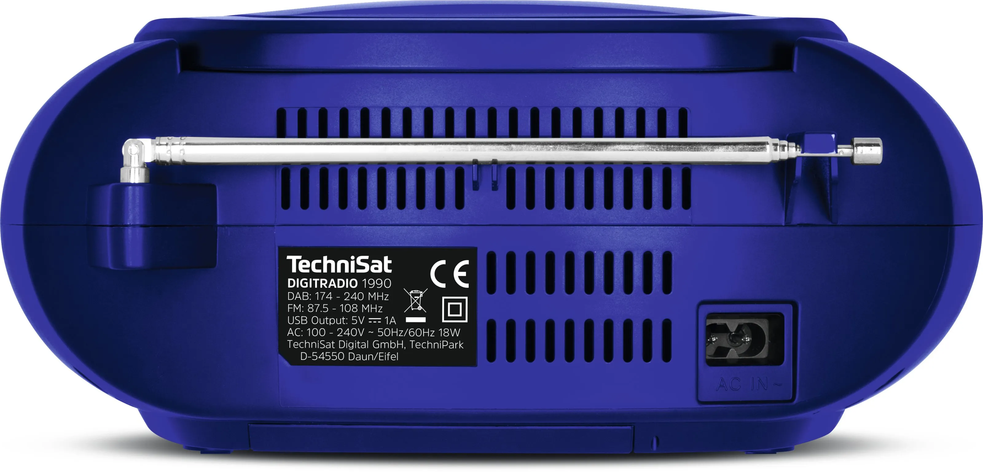Digitradio 1990 Home Audio Midi System 3 W Blue