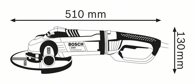 Bosch Angle Grinder GWS 24-180 LVI blue