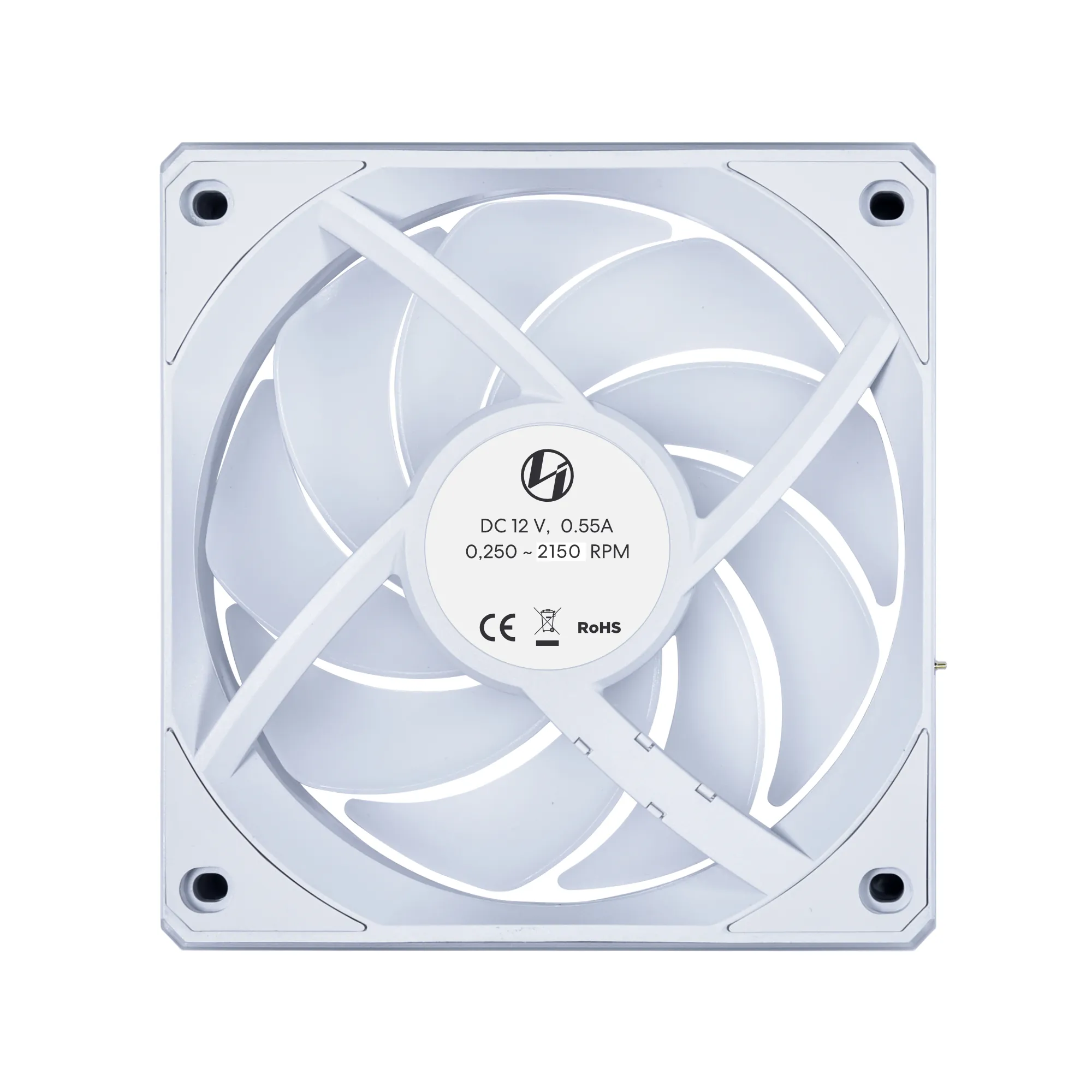 LIAN LI UNI FAN CL WIRELESS, 120mm, Fluid Dynamic Bearing, PWM RGB Fan Kit, 3-pack, White