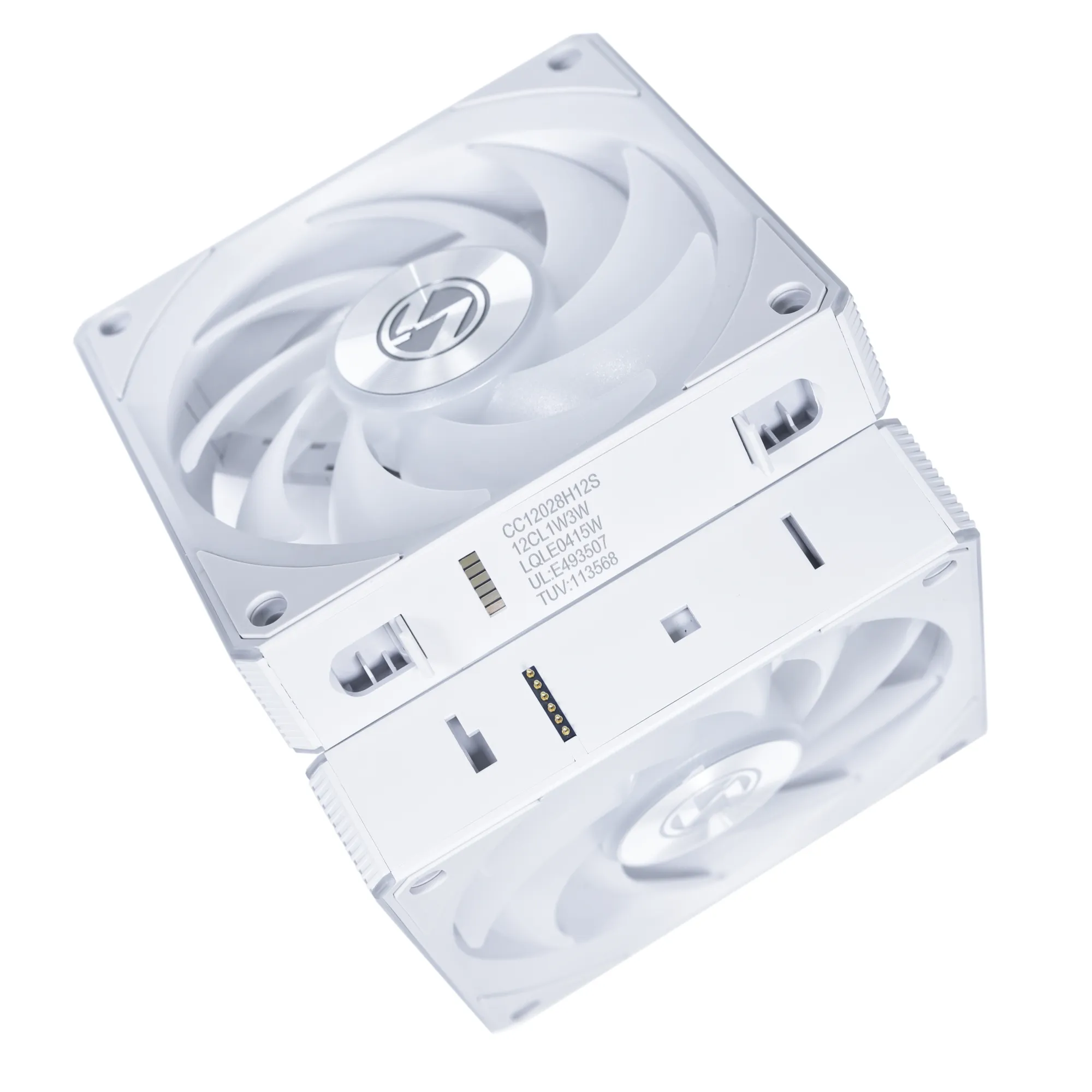 LIAN LI UNI FAN CL WIRELESS, 120mm, Fluid Dynamic Bearing, PWM RGB Fan Kit, 3-pack, White
