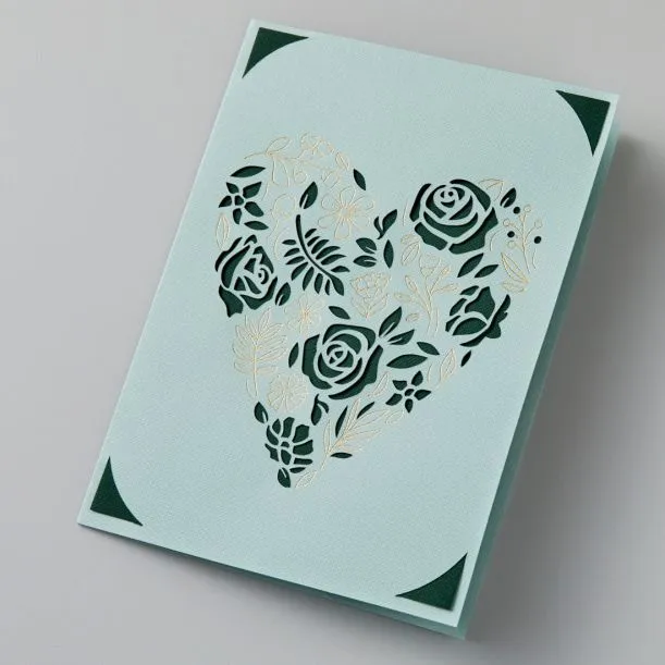 Cricut Joy Foil kortti-insertit A2, Royal Flush, 8 kpl