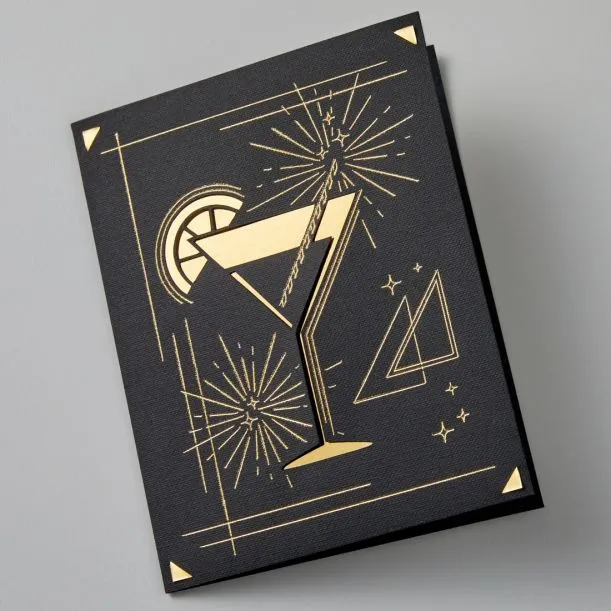 Cricut Joy Foil kortti-insertit A2, Royal Flush, 8 kpl